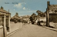 Picture of Looking down the High Street - New Road to the left c1920 